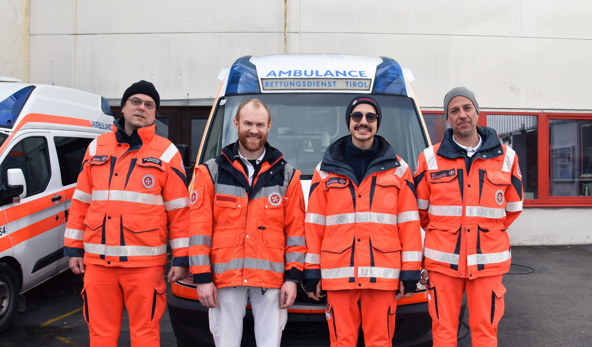 Das Team des Johanniter Mitgliederservices in Tirol