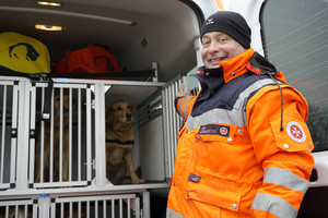 Dieter Horn, Leiter der Johanniter-Rettungshundestaffel Wien/NÖ