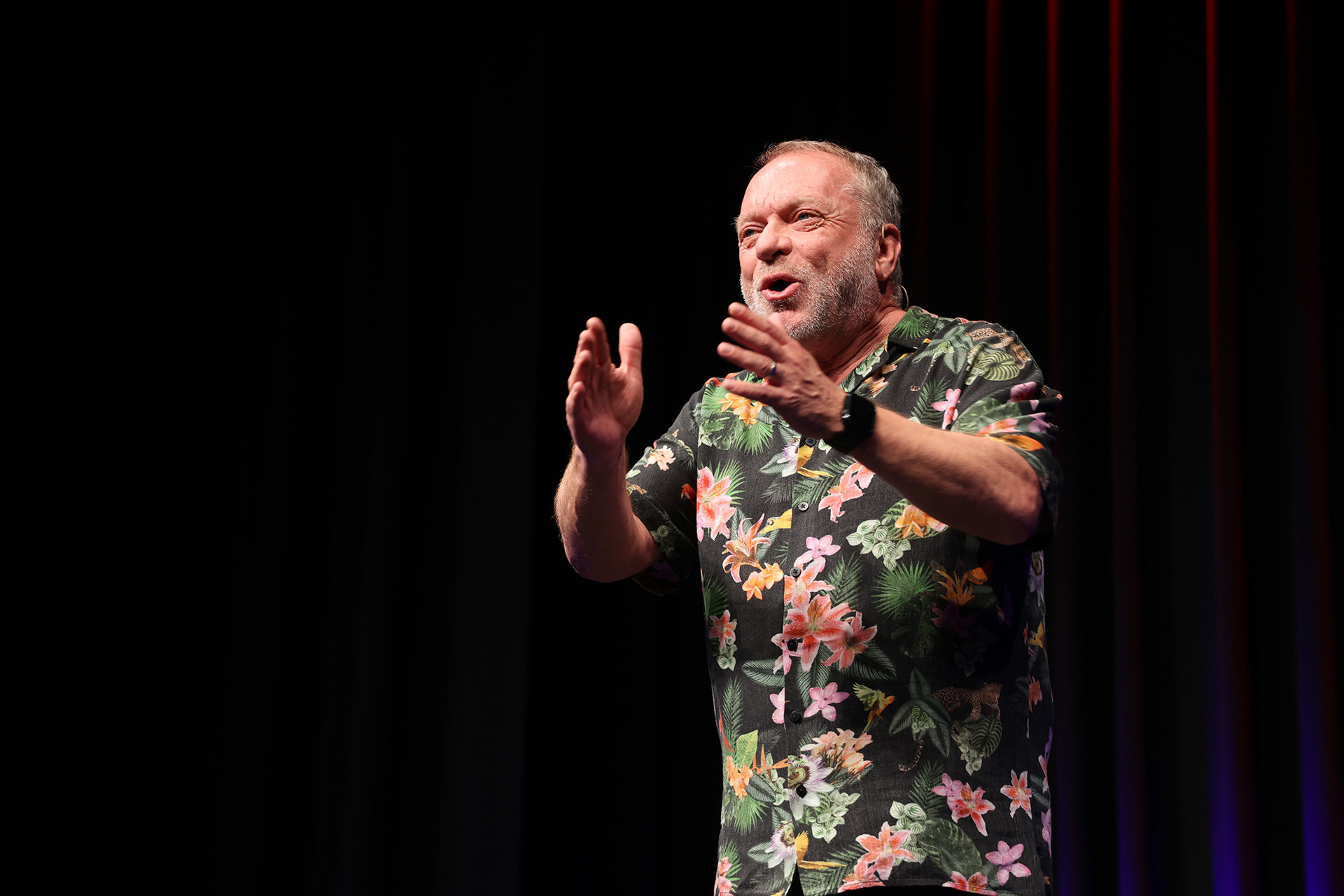 Reinhard Nowak bei seinem Auftritt.