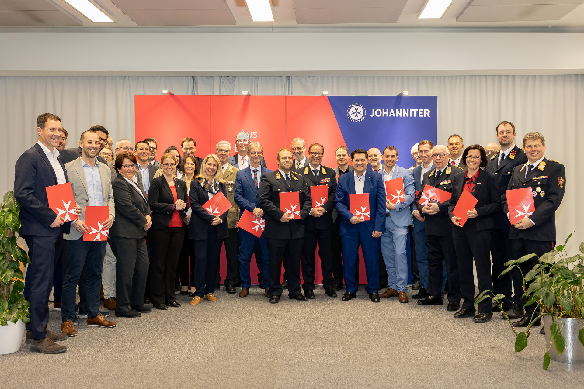 50 Jahre Johanniter: Ehrung verdienter Persönlichkeiten