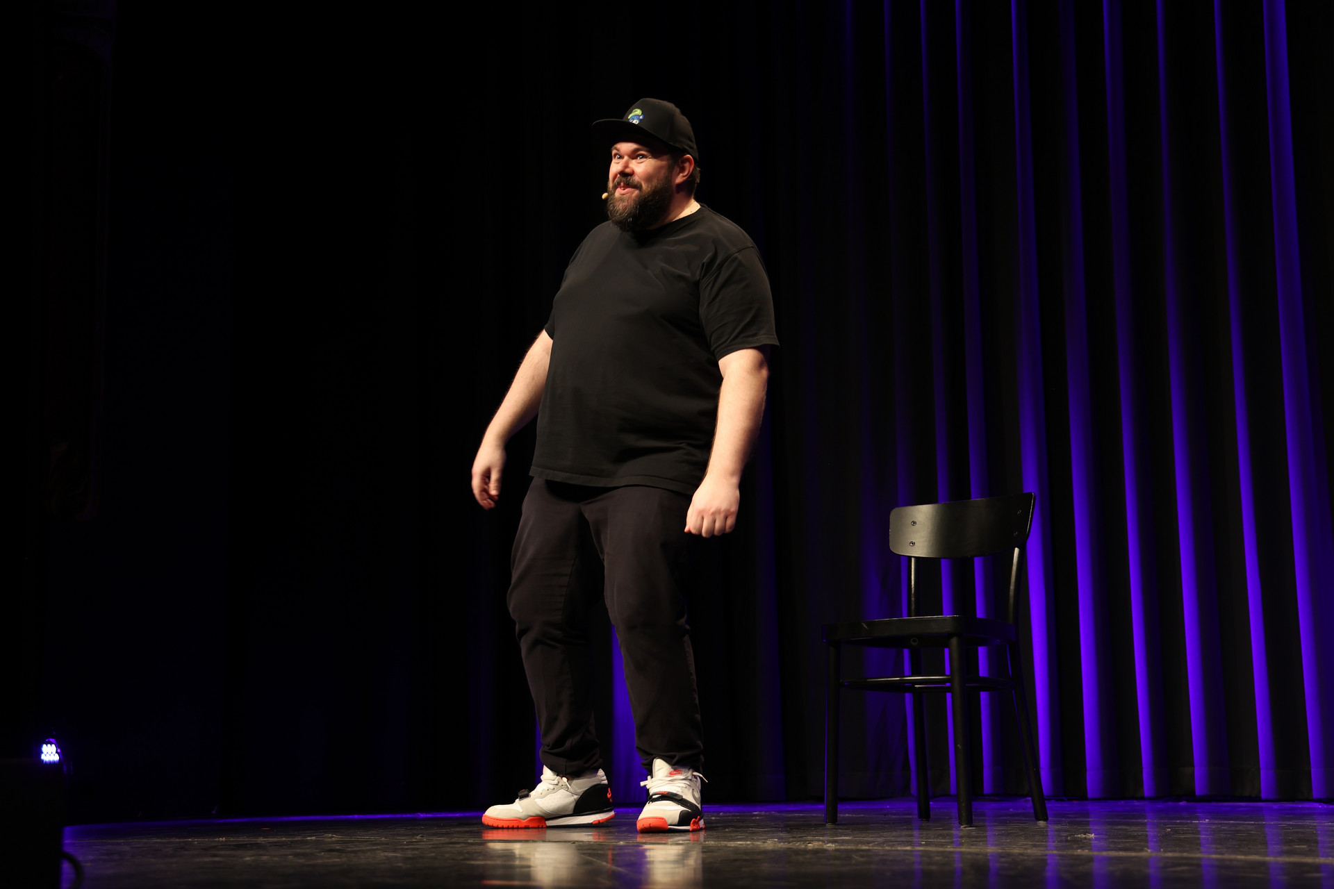 Michael Bauer auf der Bühne