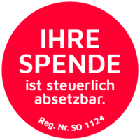 Ihre Spende ist steuerlich absetzbar. Reg. Nr. SO 1124