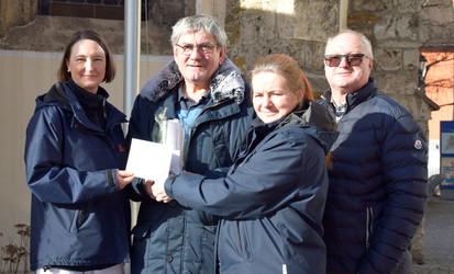 Spendenübergabe an das Johanniter Palliativteam
