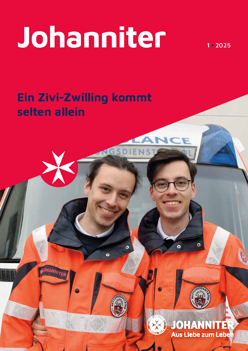 Johanniter Magazin Cover Jänner/2025