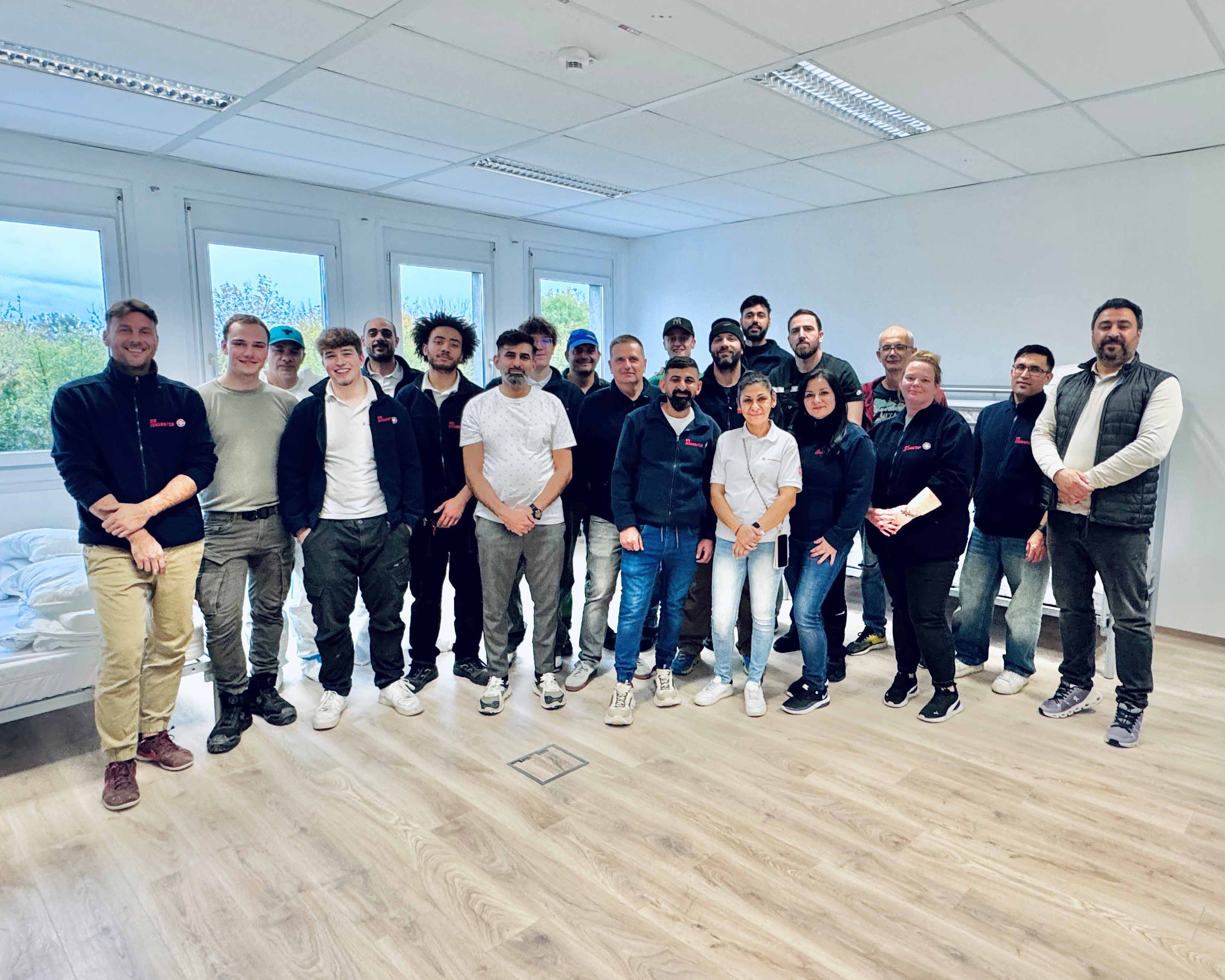 Das Team der Johanniter im Haus Strebersdorf.